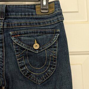 True Religion Women's Jeans  Dark Wash Denim Size 29 Blue .